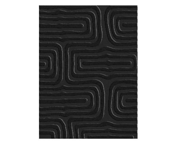 Teppich "Puffy" 160x230 cm Schwarz