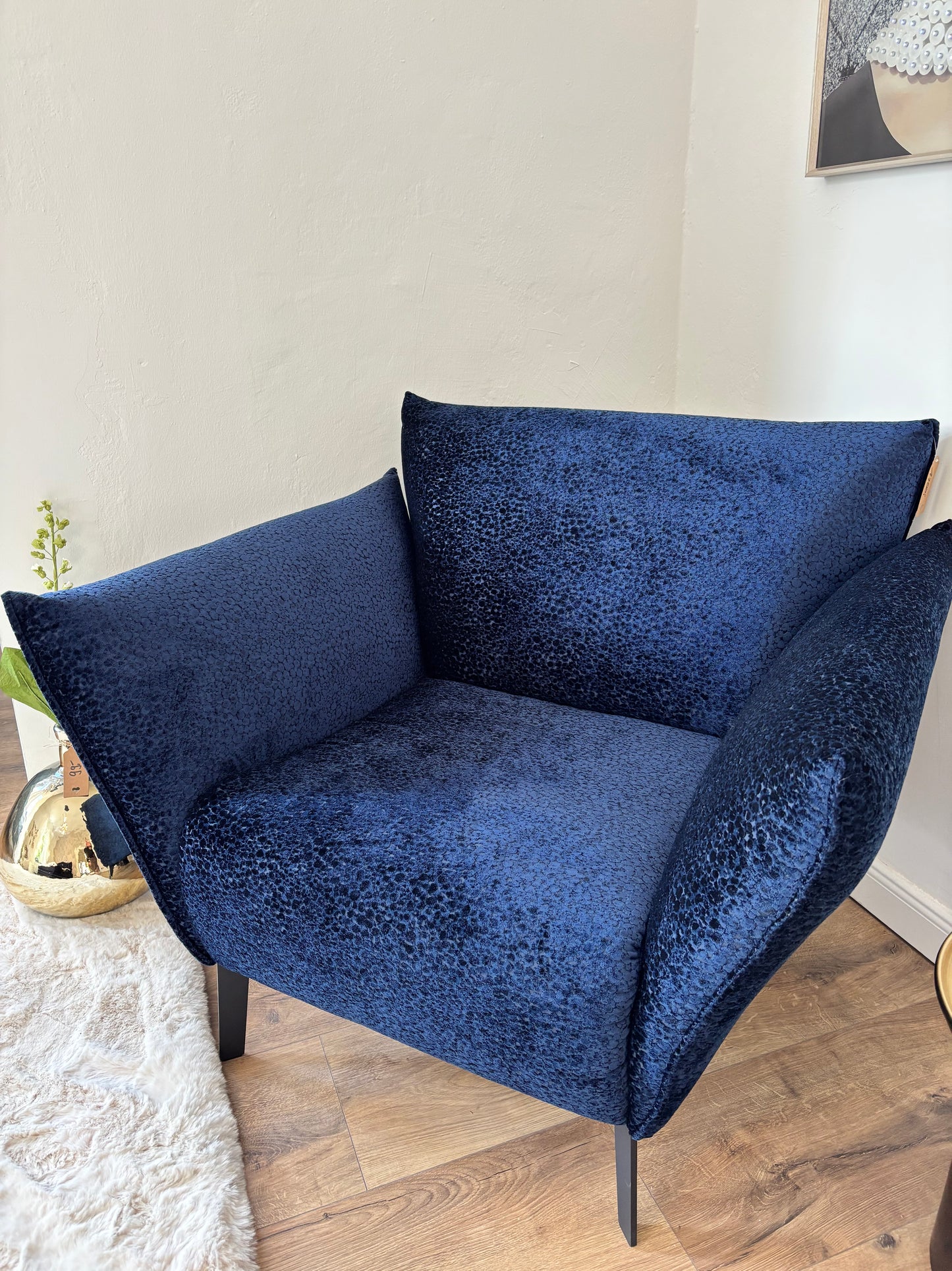 Sessel „Royal Leo“ – Samt in Leo-Optik, Made in Germany