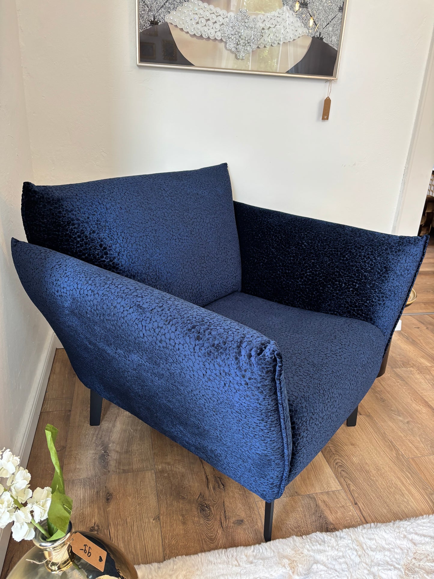 Sessel „Royal Leo“ – Samt in Leo-Optik, Made in Germany