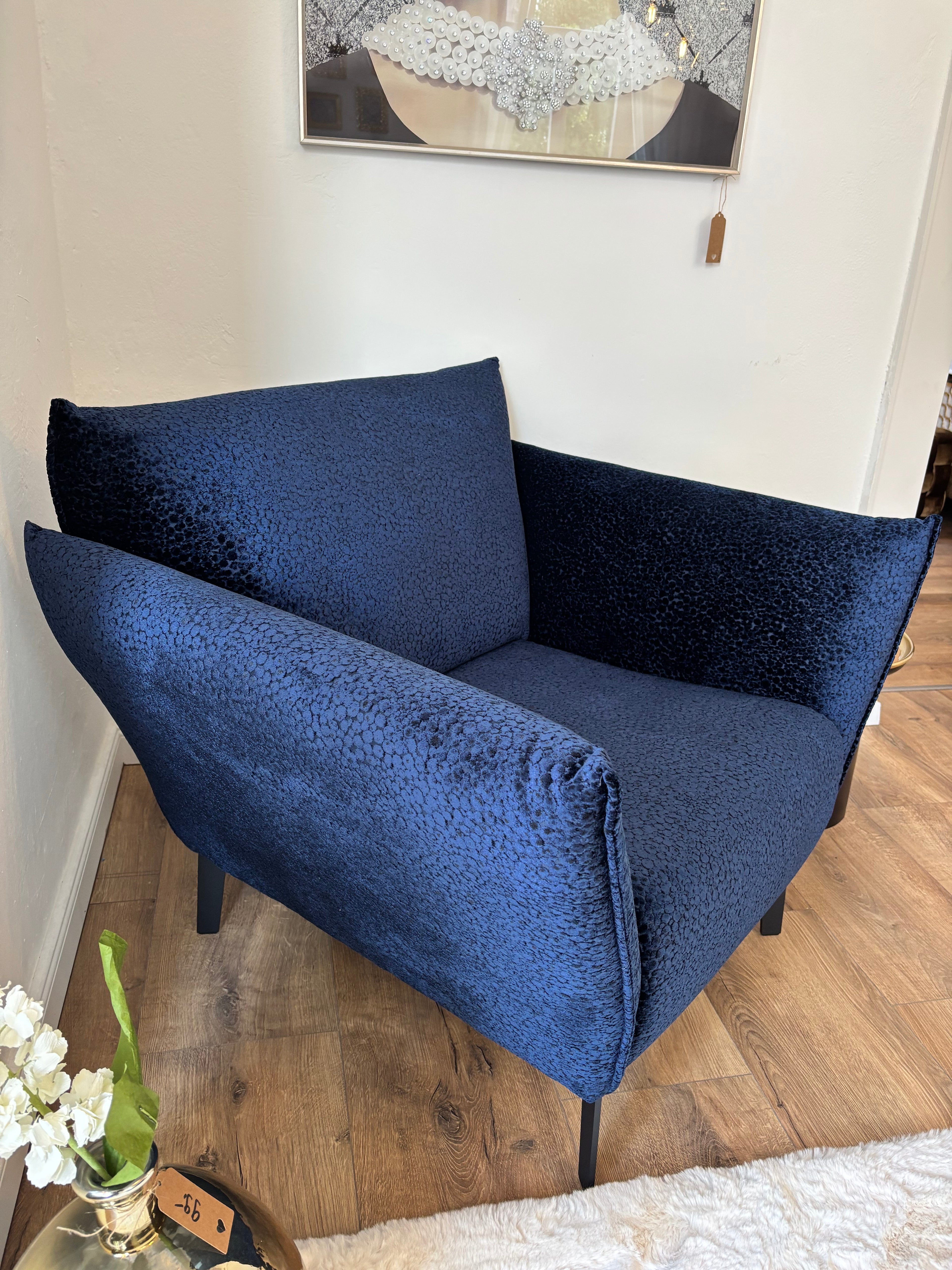 Sessel „Royal Leo“ – Samt in Leo-Optik, Made in Germany