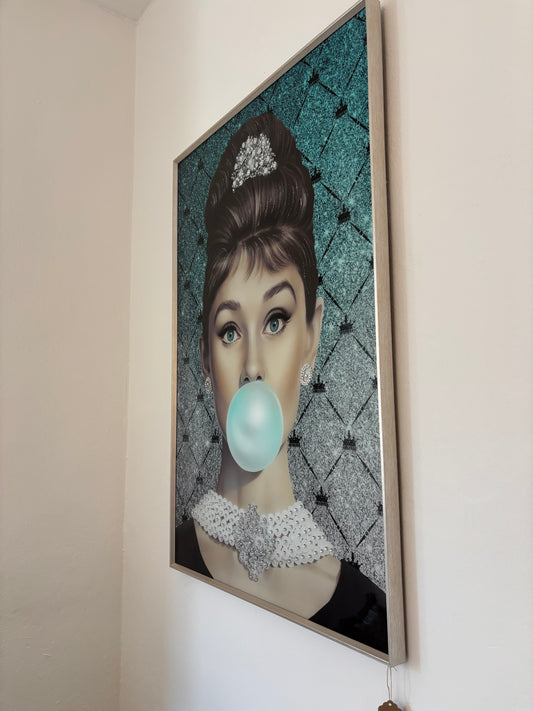 Gerahmtes Bild Audrey 80x120cm
