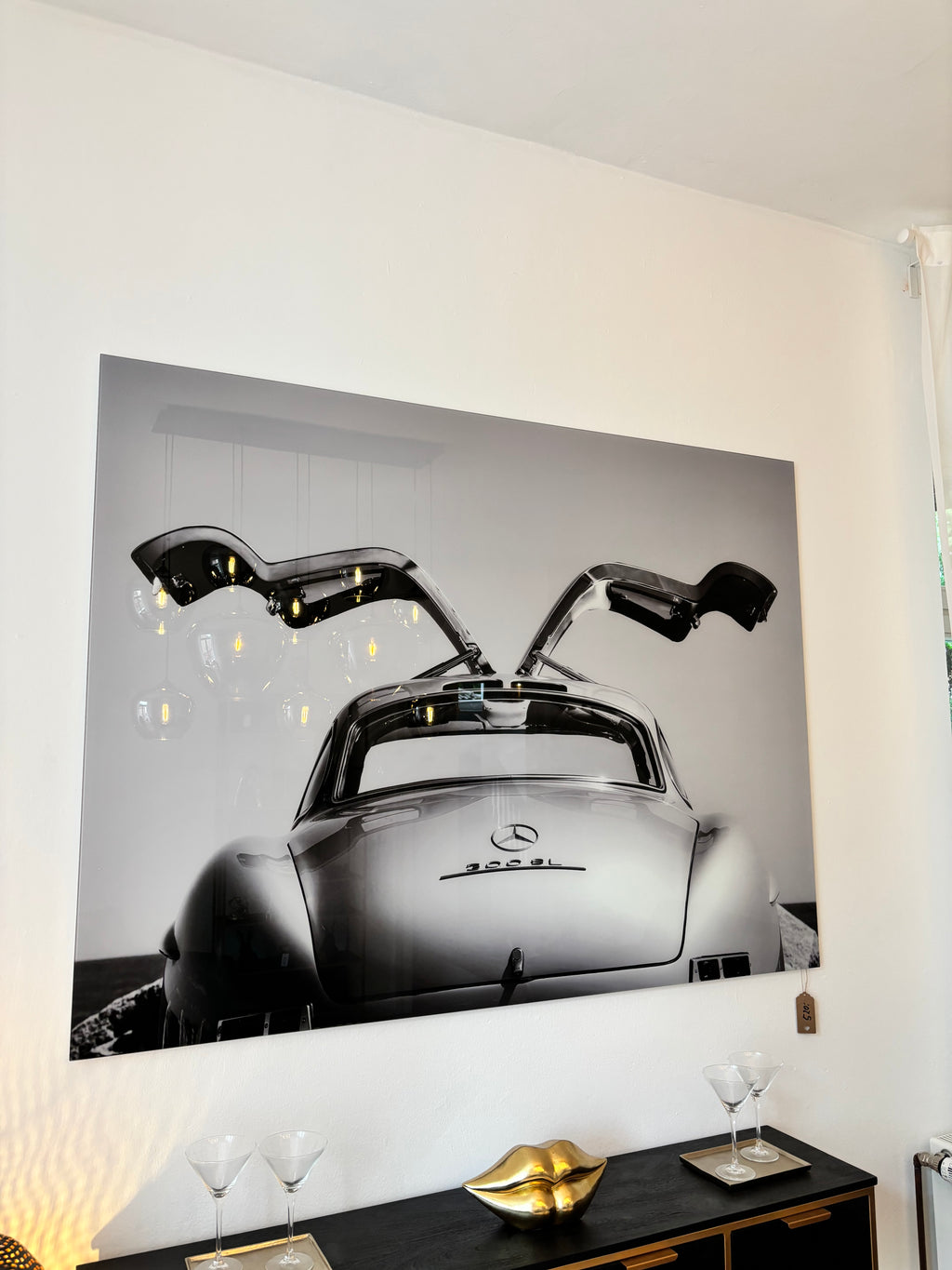 Glasbild "Mercedes 300 SL"