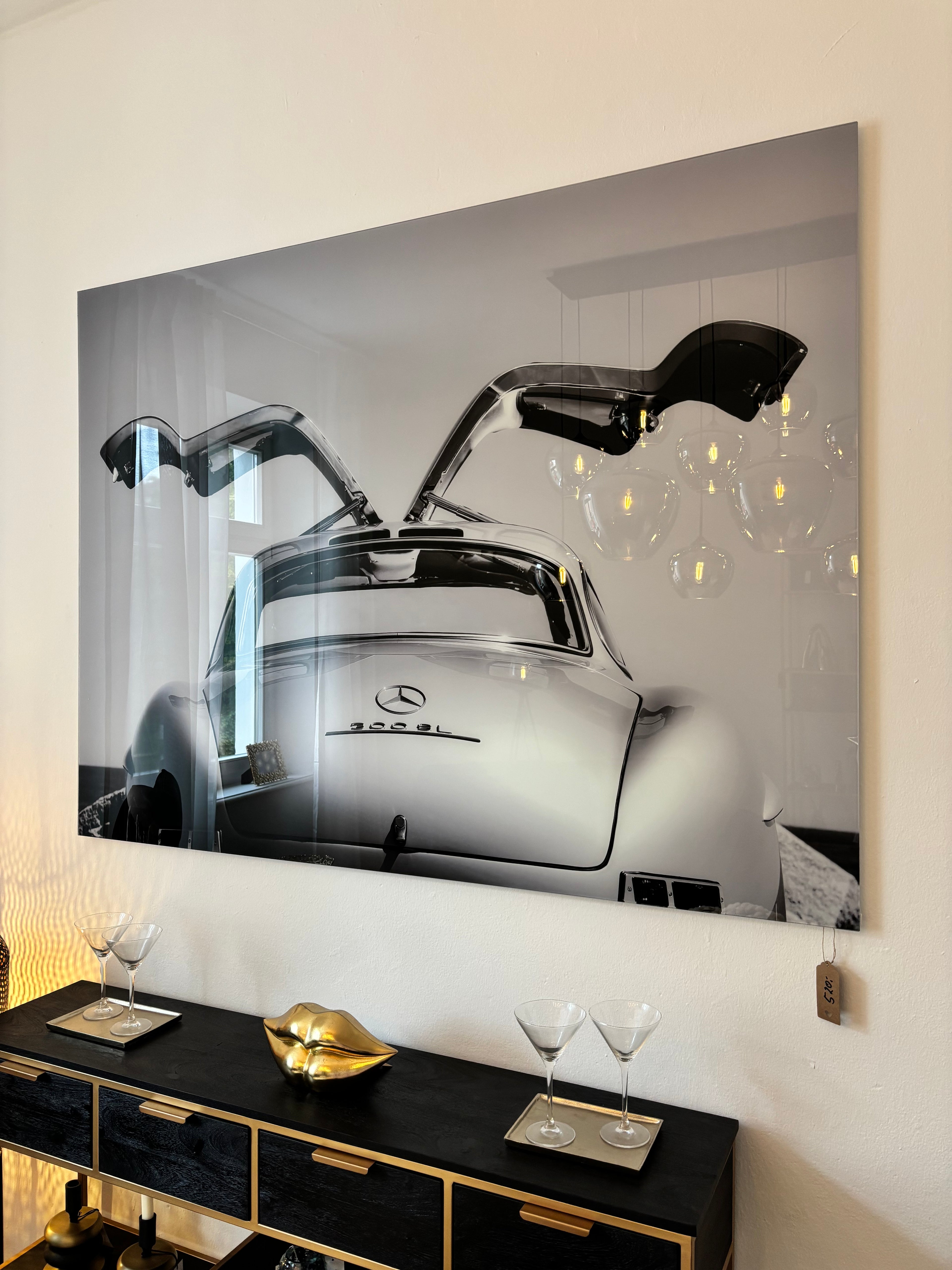 Glasbild "Mercedes 300 SL"