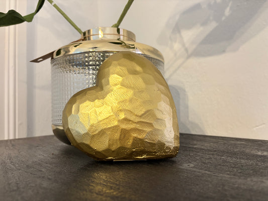 Deko-Herz "Golden Love"