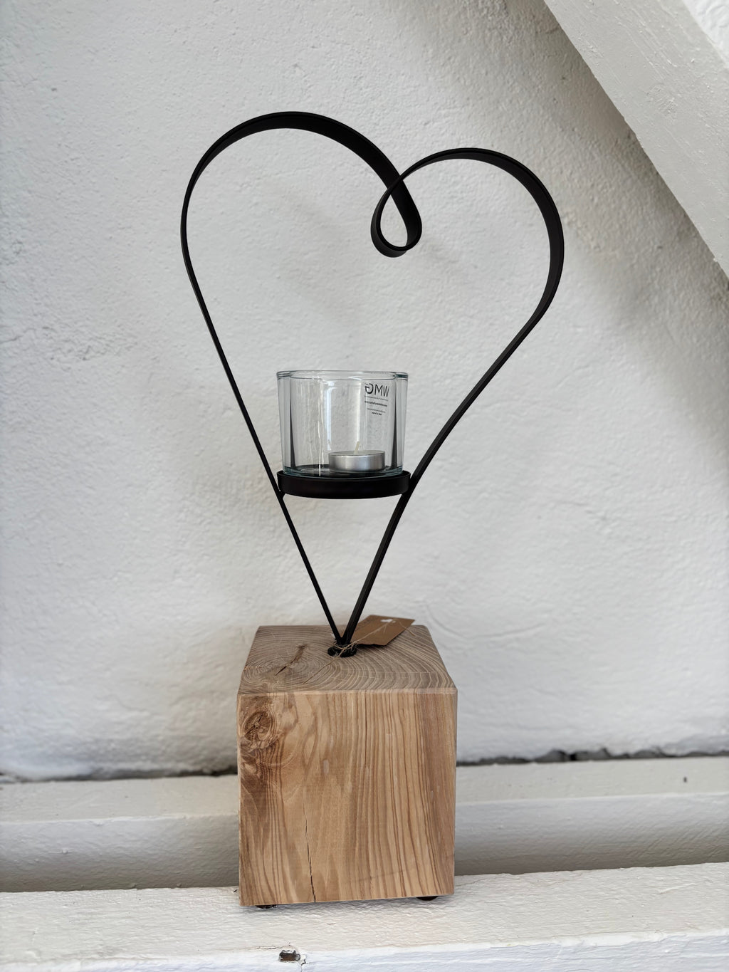 Windlicht "Amore" mit Herz Design