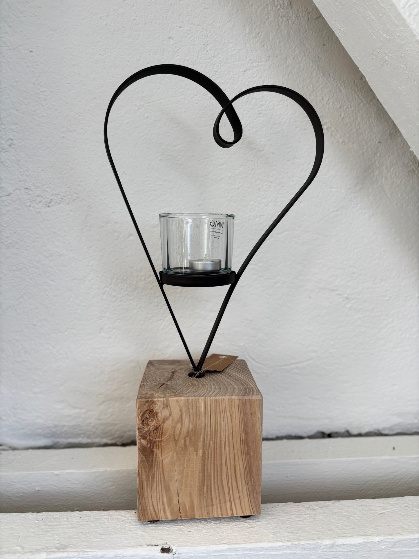 Windlicht "Amore" mit Herz Design