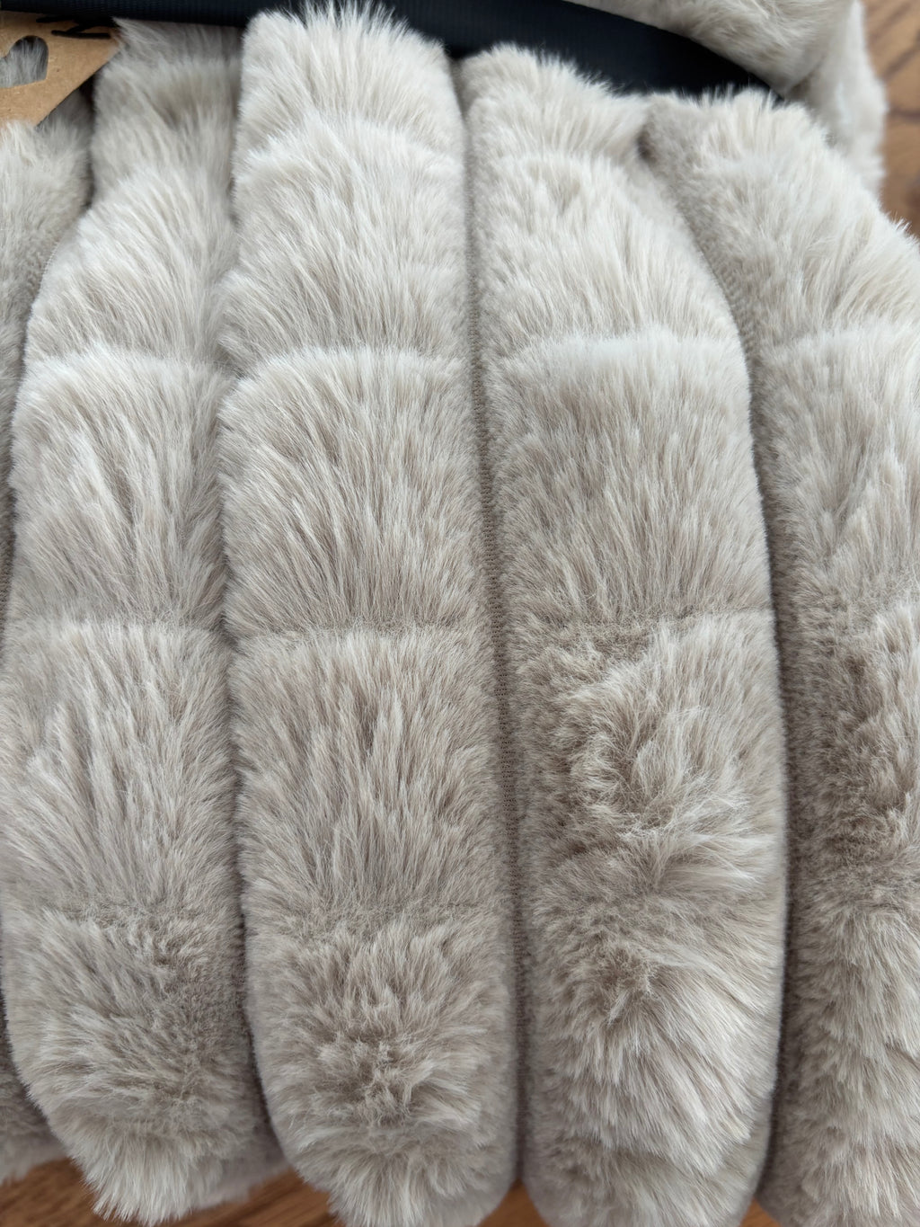 Decke "Flausch" 150x200 cm Silber