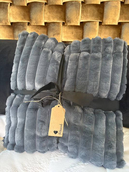 Decke "Flausch" 150x200 cm Anthrazit