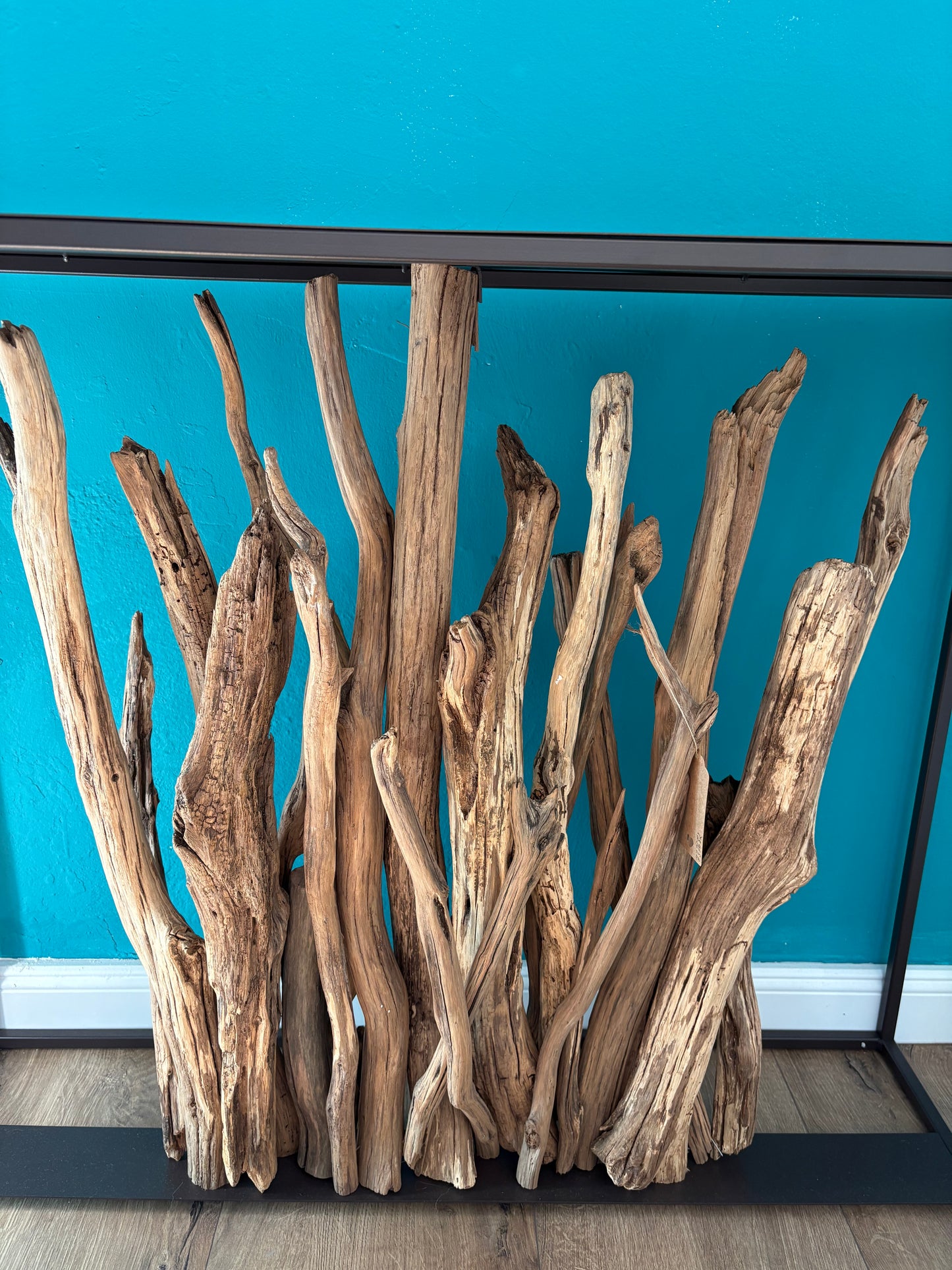 Konsole "Urban Timber" Schwarz & Eiche