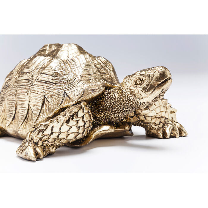 Dekofigur "Goldie Turtle" Schildkröte Gold