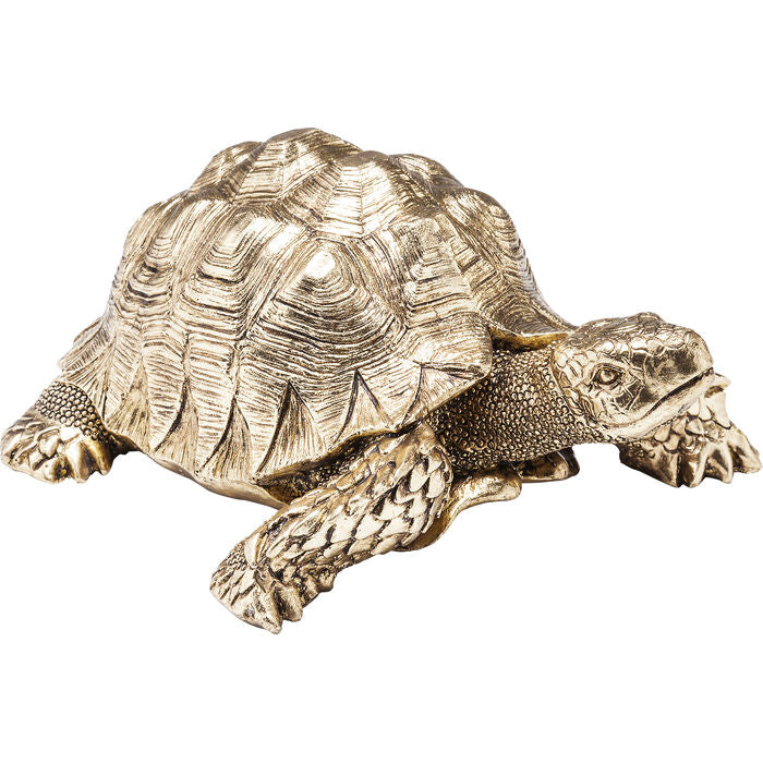 Dekofigur "Goldie Turtle" Schildkröte Gold