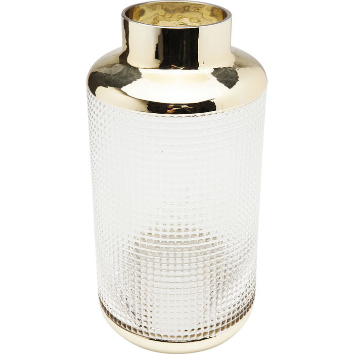 Vase "Aurora" mit Gold Details 30 cm Hoch