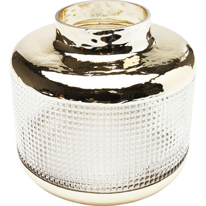 Vase "Aurora" mit Gold Details 19 cm Hoch