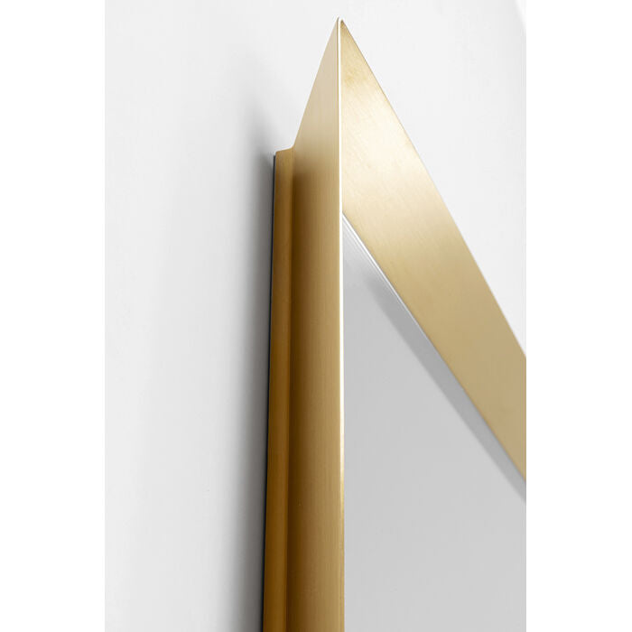 Wandspiegel „Love 3D“ – 70 × 200 cm, Gold, handgearbeitet